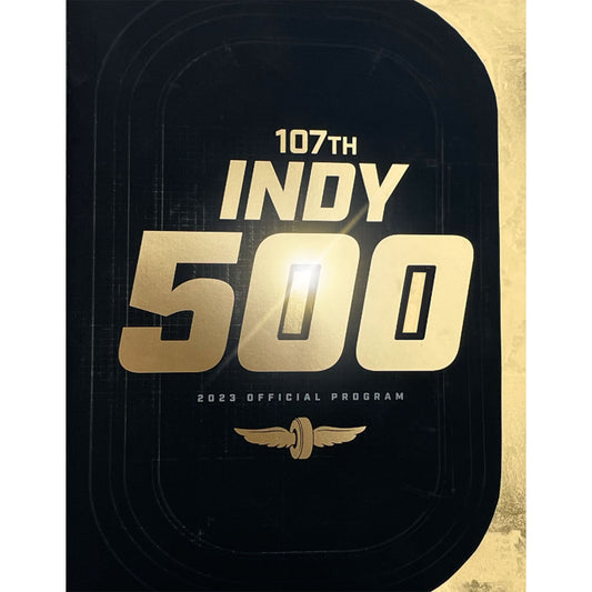 2023 Indy 500 Program - Front View Close-up