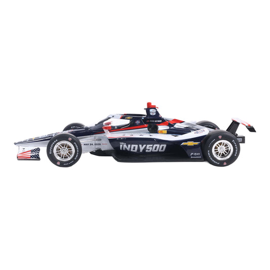 2026 Indy 500 Event Diecast 1:18 in Blue - Left Side View