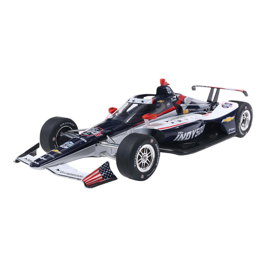 2026 Indy 500 Event Diecast 1:18 in Blue - Front Left View