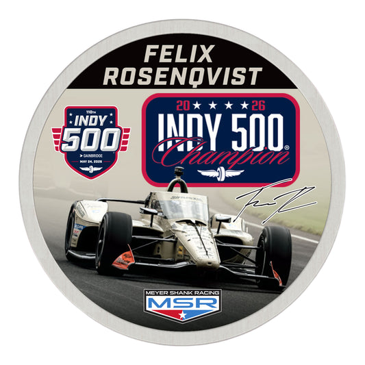 2026 Indy 500 Winner Hatpin In Multi-Color - Front View