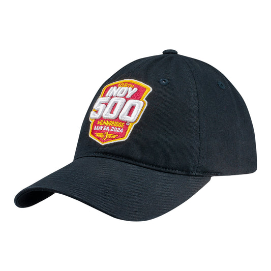 2024 Indy 500 Unstructured Slouch Hat Black