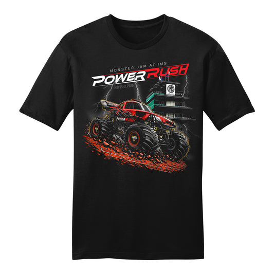 2026 IMS x Monster Jam T-Shirt in black - Front View