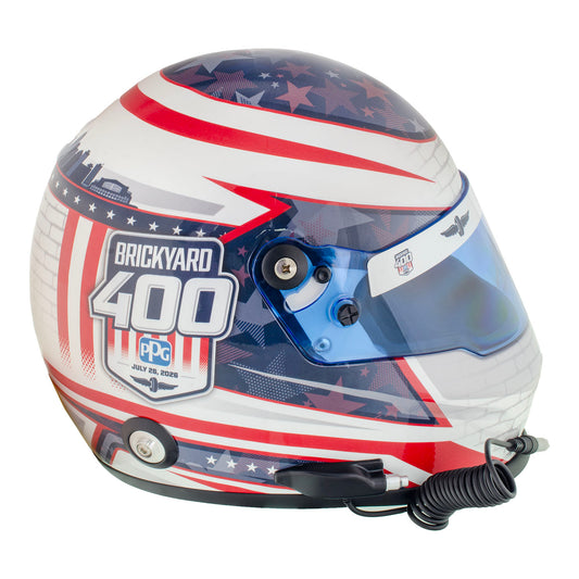 2026 Brickyard 400 Americana Full Size Helmet Autographed Auction - Right Side View