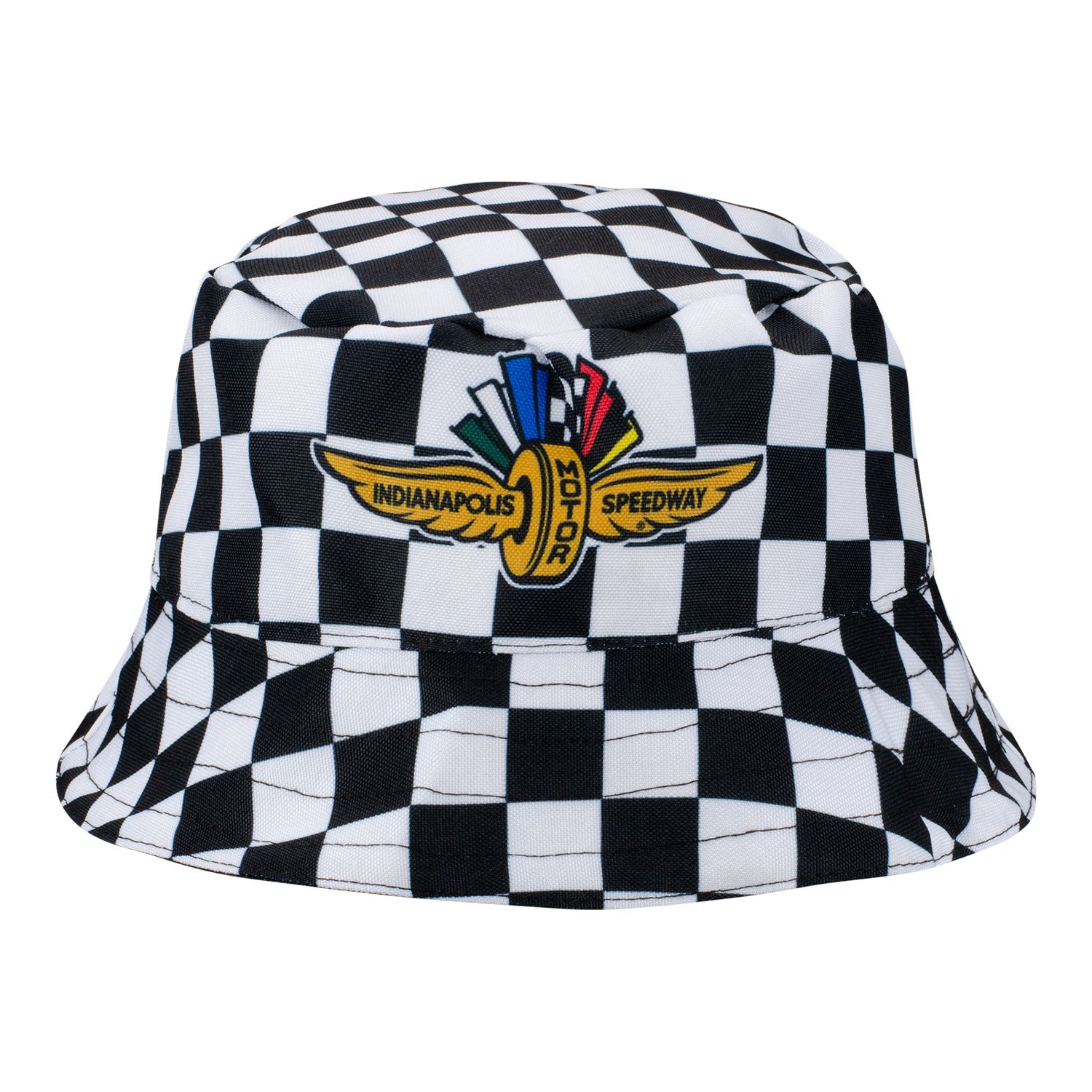 Wing Wheel Flag Debossed Washed Hat - Indianapolis Motor Speedway Indy 500