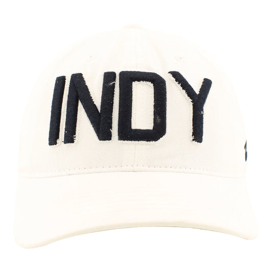 Wing and Wheel INDY Unstructured Buckle Hat - front view