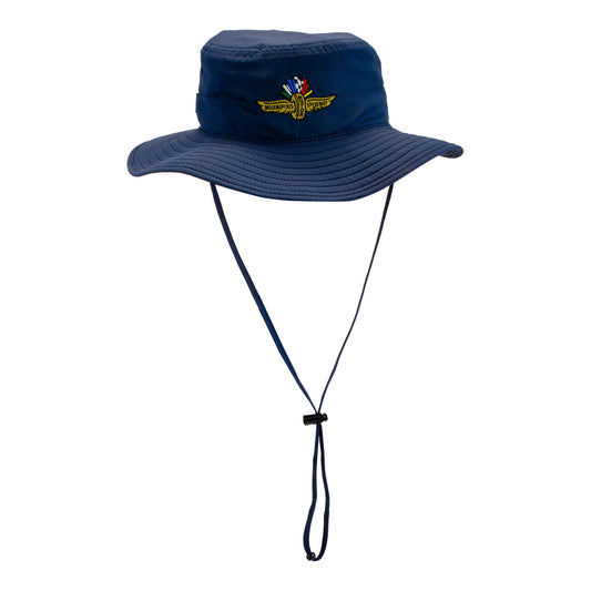 Wing Wheel Flag Boonie Cap - front view