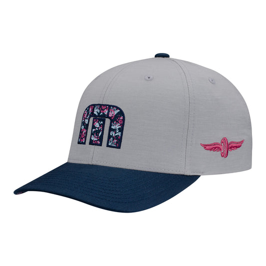Indianapolis Motor Speedway TravisMathew Flourish Hat in Grey - Front Left View
