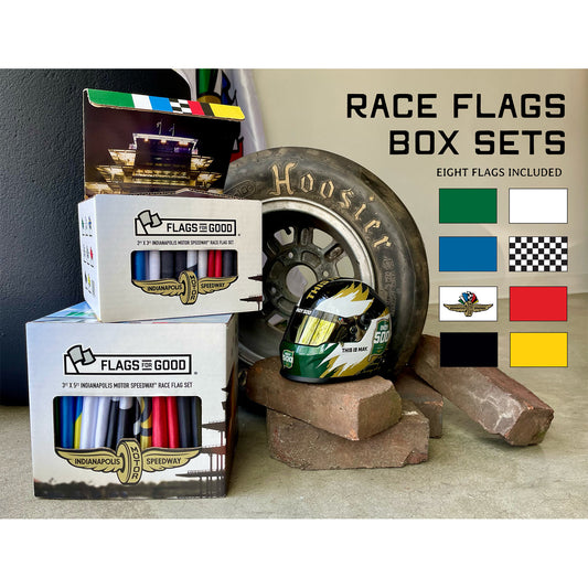 Wing Wheel Flag 7 Stripe 2ft by 3ft Flag Set of 8