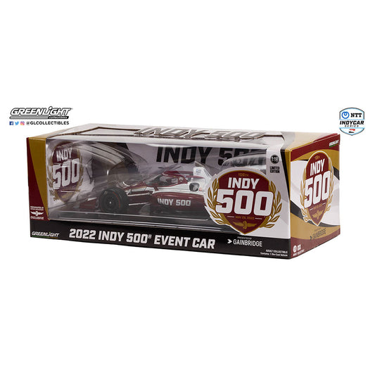 2022 Indy 500 1:18 Event Diecast Autographed by Full Field - Box View