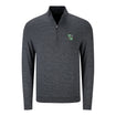 Brickyard Crossing Johnnie O 1/4 Zip Pullover in grey, front view