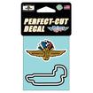 IMS Roadcourse Outline 2 Pack Decal - Front View