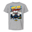 Youth Indy 500 Video Game T-Shirt in Grey- Front View