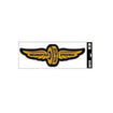 Indianapolis Motor Speedway Wings and Wheel Large Decal - Front View