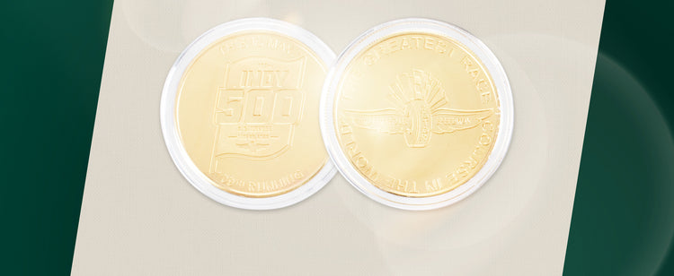 The 2025 INDY 500 LIMITED Collectible Bronze Coin | Only 500 Available!