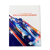 2026 Indianapolis 500 Program in White - Front view