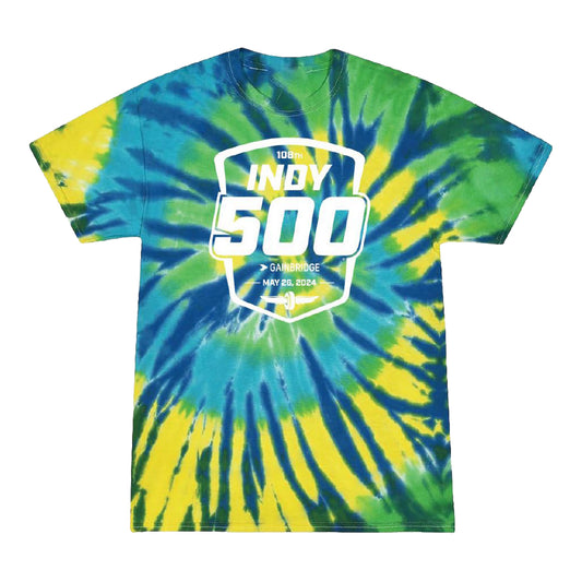 2024 Indy 500 Tie Dye T-Shirt - front view
