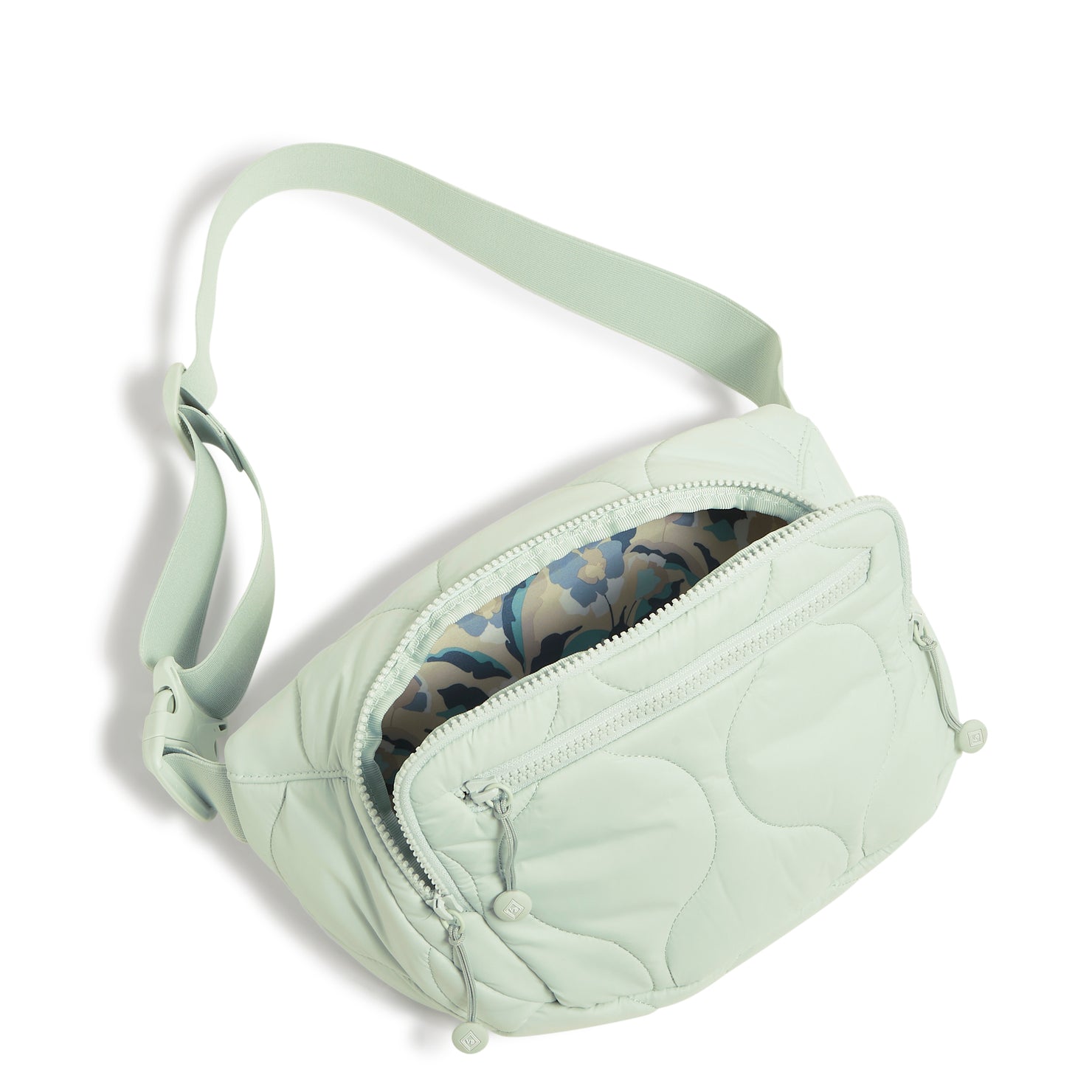 Wing and Wheel Vera Bradley Featherweight Belt Bag - inside view