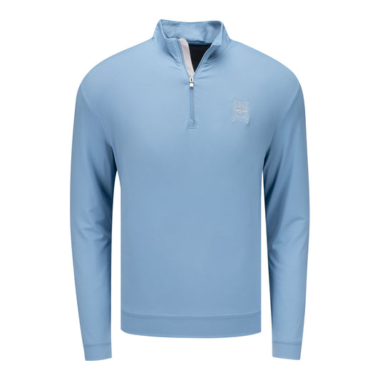 Brickyard Crossing Johnnie O Motion Carbon Fiber Jacket in Blue - Front View