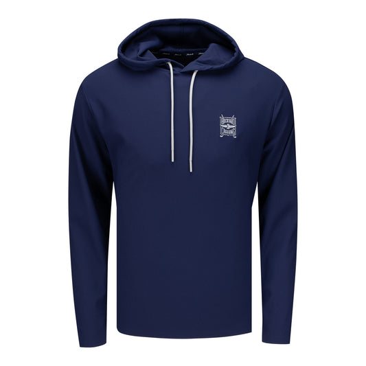 Brickyard Crossing Johnnie O Hoppin Hoodie Navy - Front View