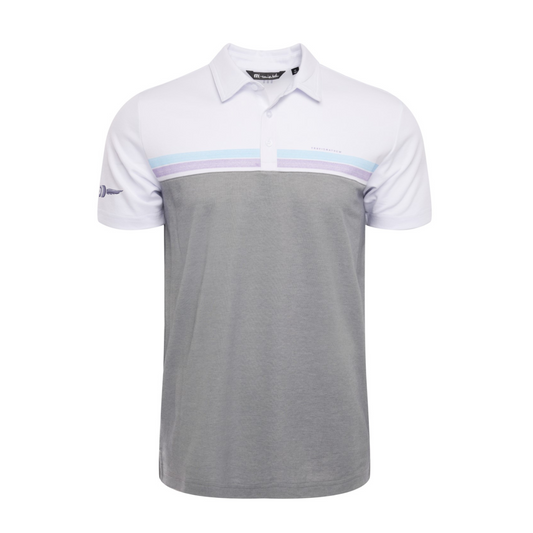 Travis Mathew Wing and Wheel First Timer Colorblock Polo