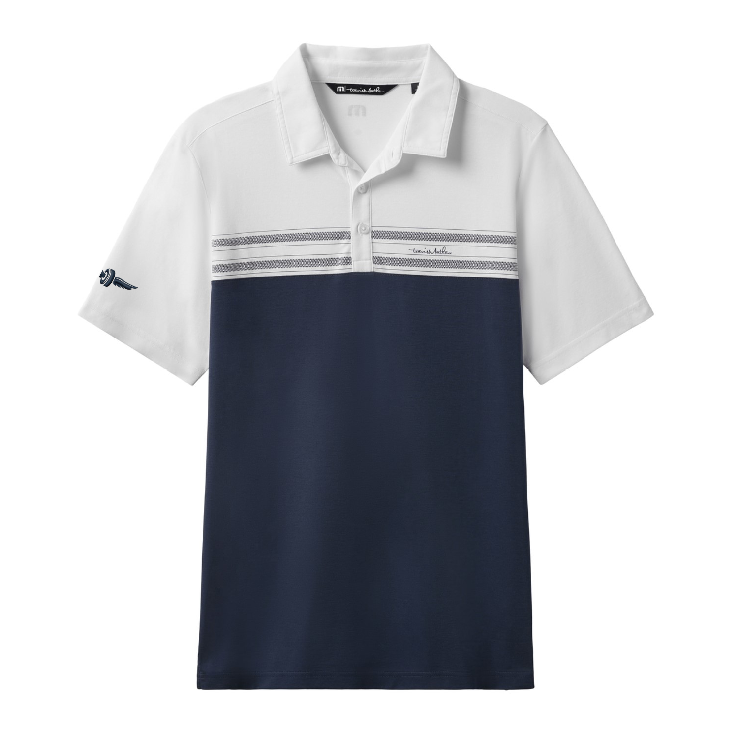 Travis Mathew Wing and Wheel Pali Colorblock Polo
