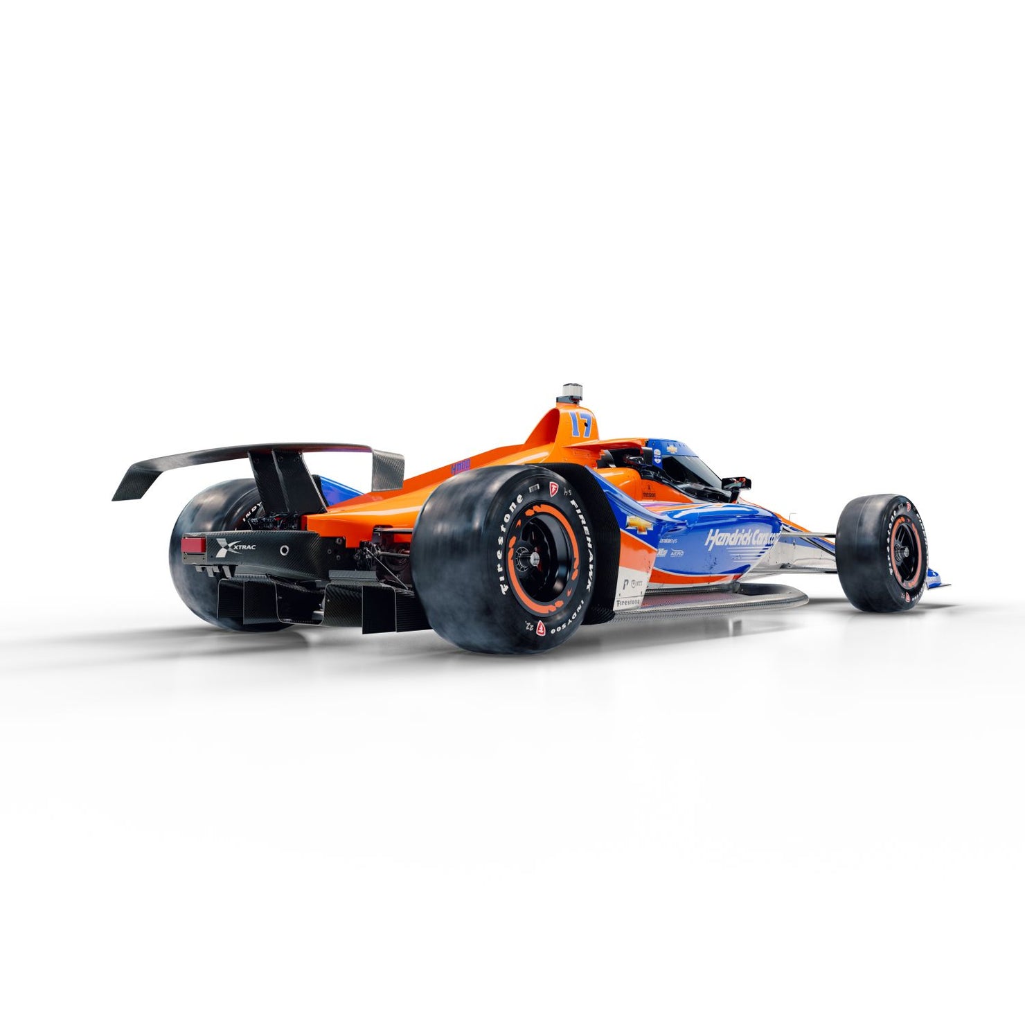 KYLE LARSON 2024 H1100 HendrickCars.com INDY 500 No. 17 1:64 SCALE DIE-CAST - back view