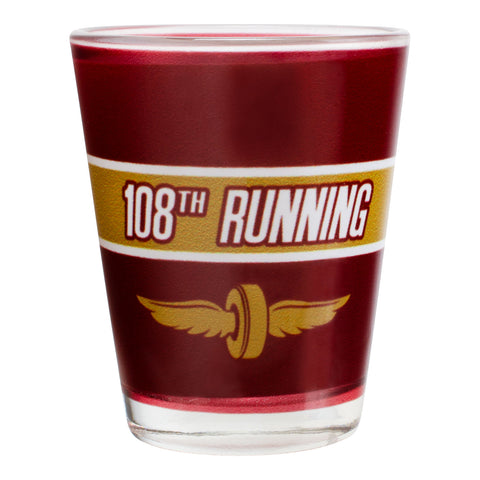2024 Indy 500 Wrap Shot Glass - back view