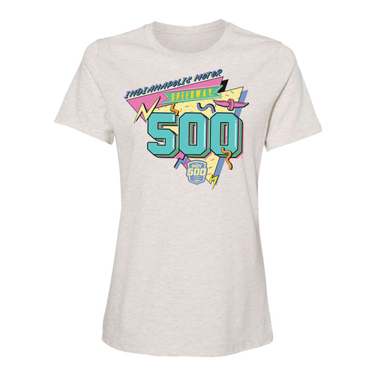2024 Indy 500 '90s Ladies T-Shirt - front view