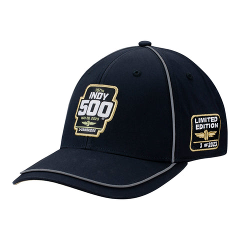 2023 Indy 500 Numbered Hat #3 in black