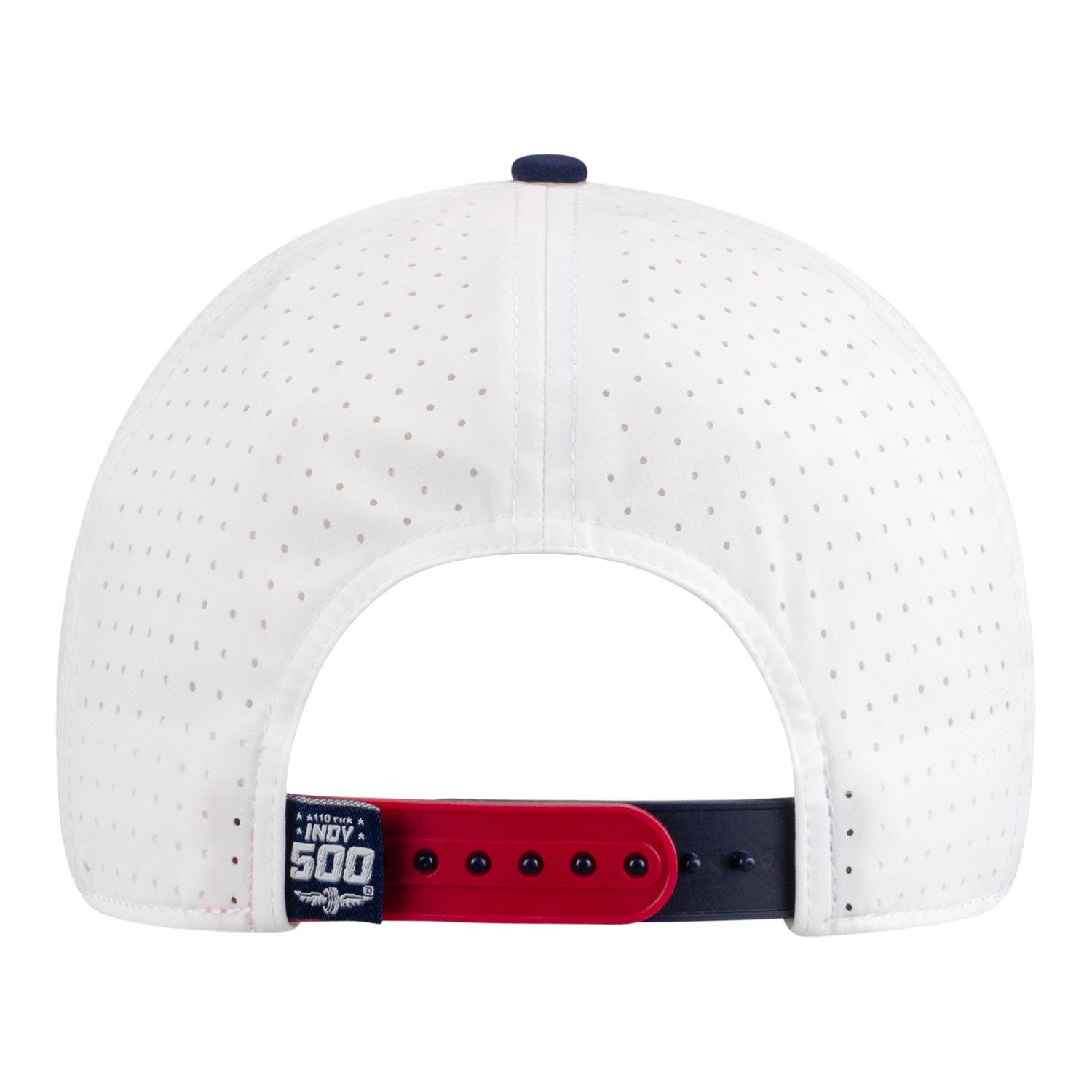 2026 Indy 500 Embroidered Rope Hat in White - Back View