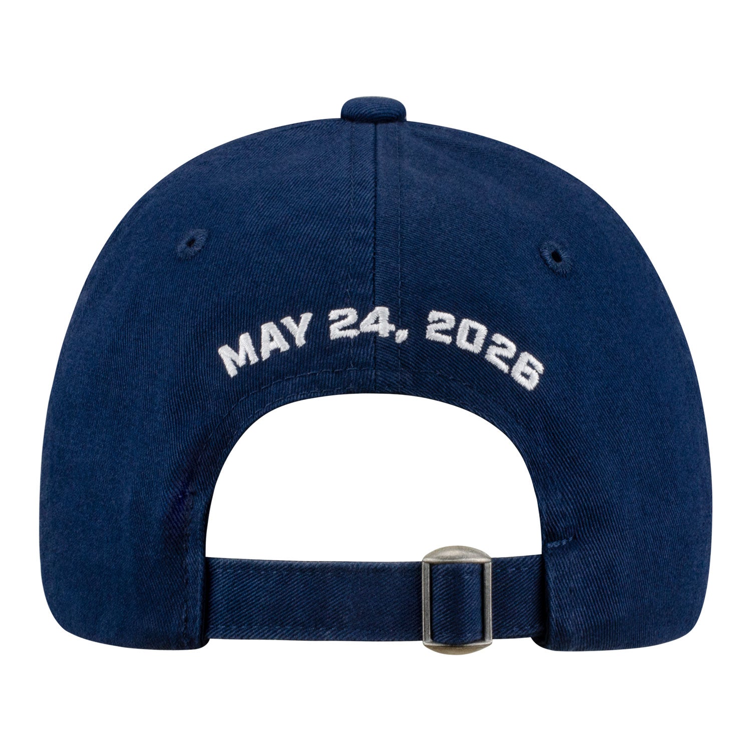 2026 Indy 500 Event Slouch Navy Hat in Blue - Back View