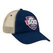 2026 Indy 500 Event Meshback Navy/Stone Hat - Front Right View