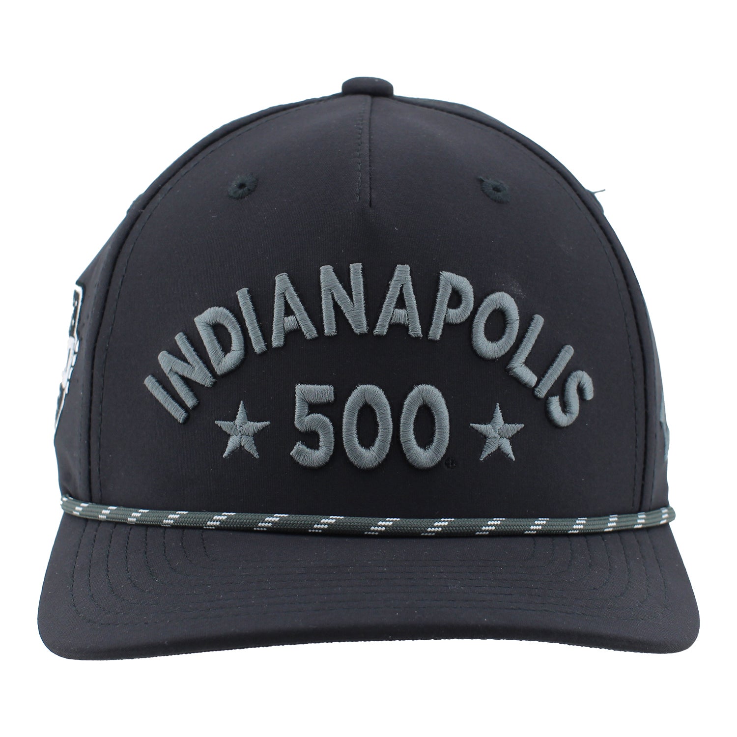 Indianapolis 500 2026 Rope Hat in Black - Front View