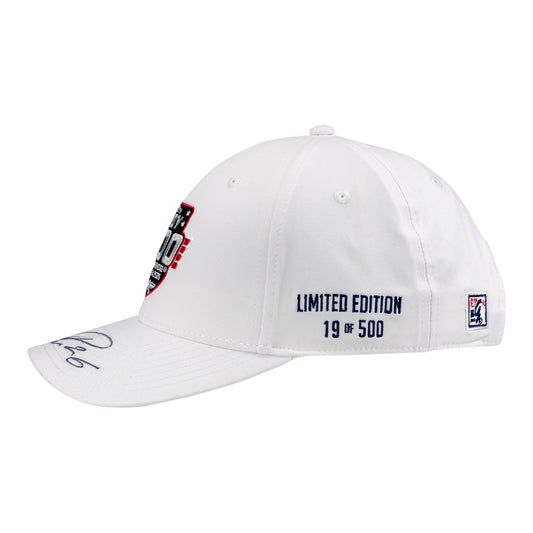 2026 Indy 500 LE #19 Starting Field Hat Autographed by Will Power in White - Left Side view