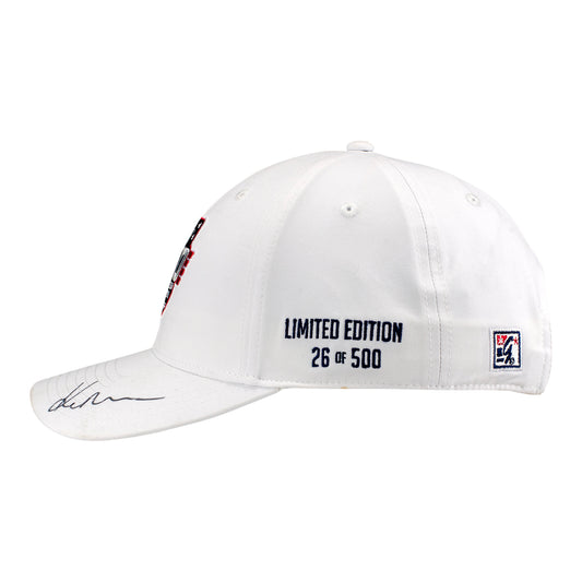 2026 Indy 500 LE #26 Starting Field Hat Autographed by Katherine Legge in White - Left Side view