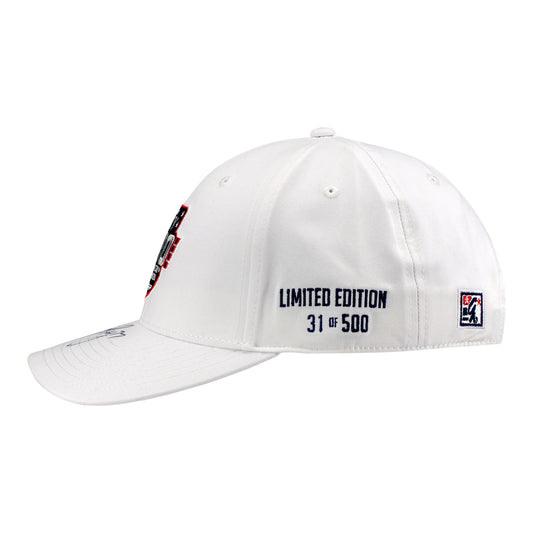 2026 Indy 500 LE #31 Starting Field Hat Autographed by Sting Ray Robb in White - Left Side View