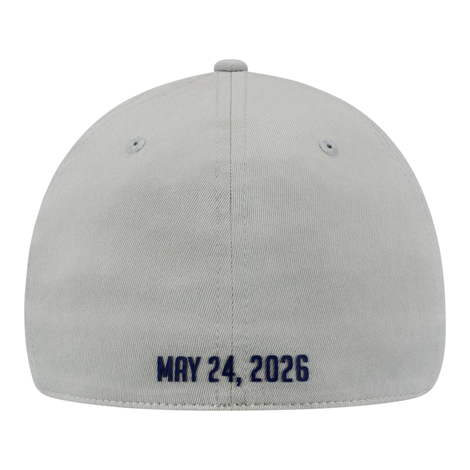 2026 Indy 500 Flex Fit Grey Hat in Grey - back view