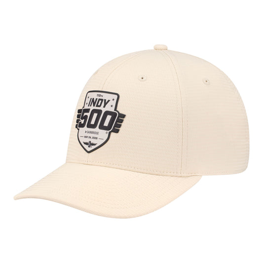 2026 Indy 500 TPU Logo Khaki Hat - Angled Left Side View