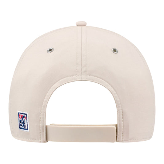 2026 Indy 500 Metal Logo Stone Hat in White - Back View