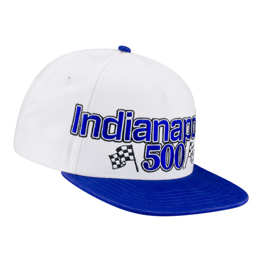 2026 Indy 500 Oversized Indy 500 Hat in White - Front Right View