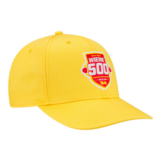 2026 Wienie 500 Snapback Hat in Yellow - Front right view