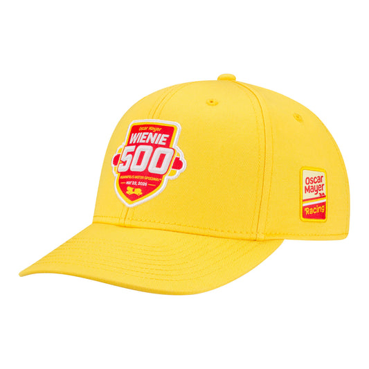 2026 Wienie 500 Snapback Hat in Yellow - Front left View