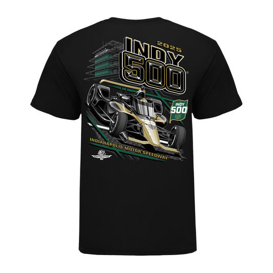 2025 Indy 500 Ghost Car T-Shirt - Back View