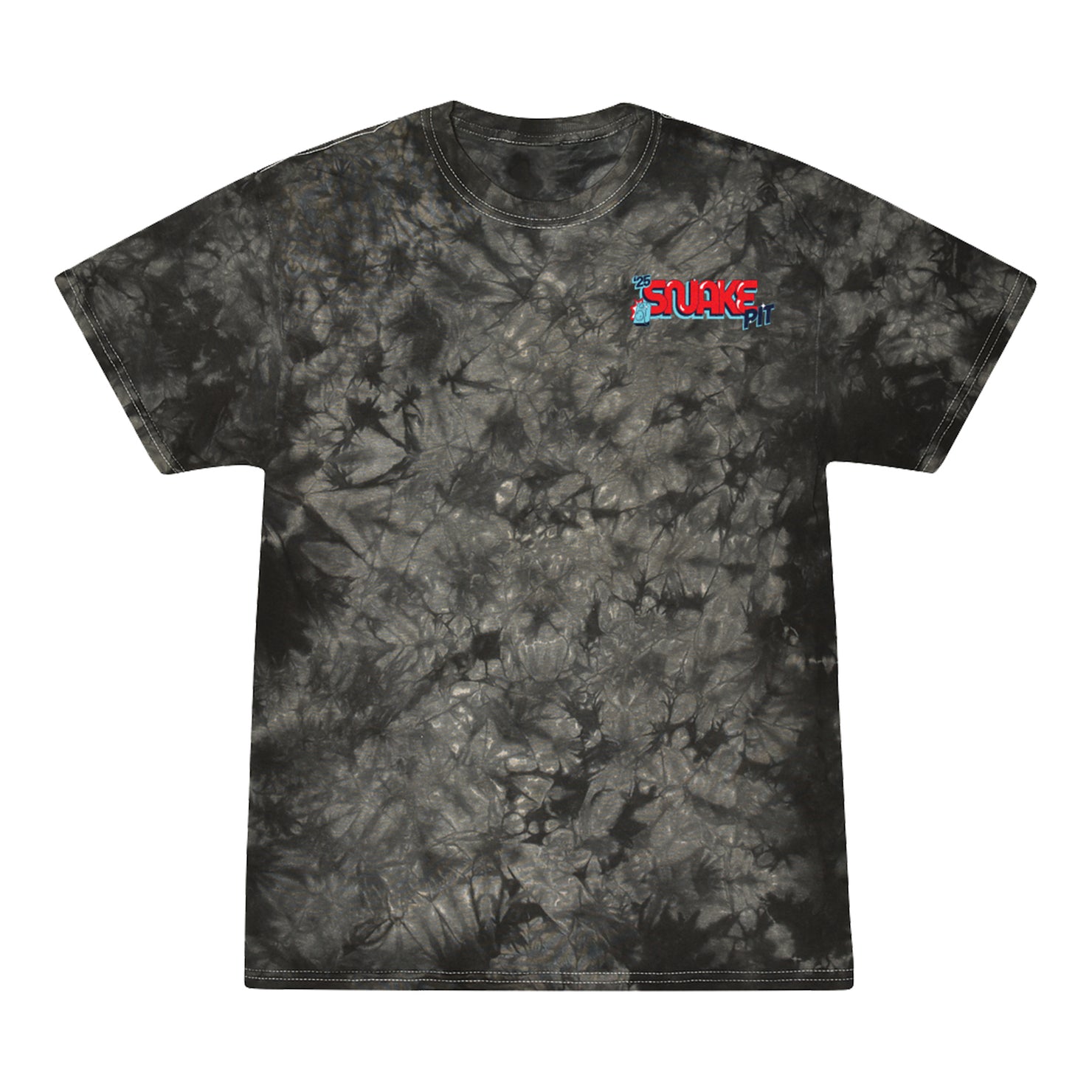 2025 Indy 500 Snake Pit Lineup T-Shirt in Black - Front View