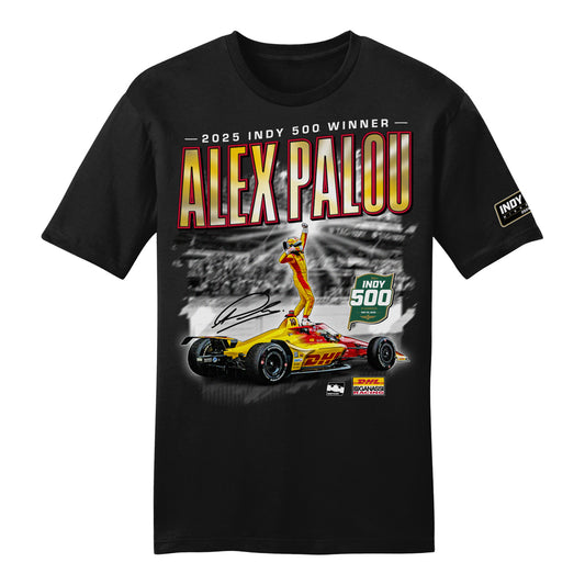 2025 INDY 500 WINNER T-SHIRT - front view
