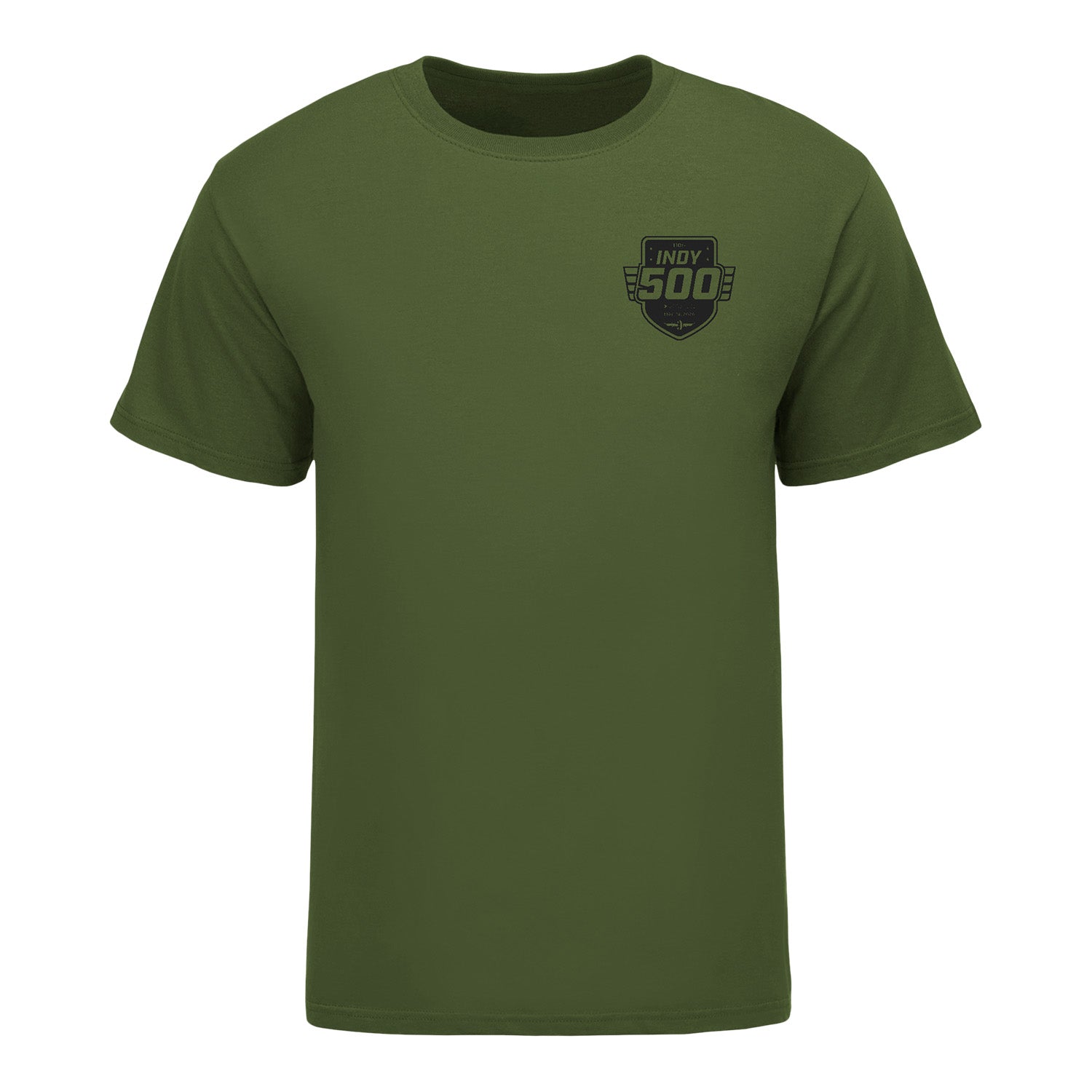 2026 Indy 500 Logo T-Shirt in Green - Front View