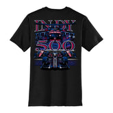 2026 Indy 500 Ghost Blackhawk T-Shirt in Black - Back View