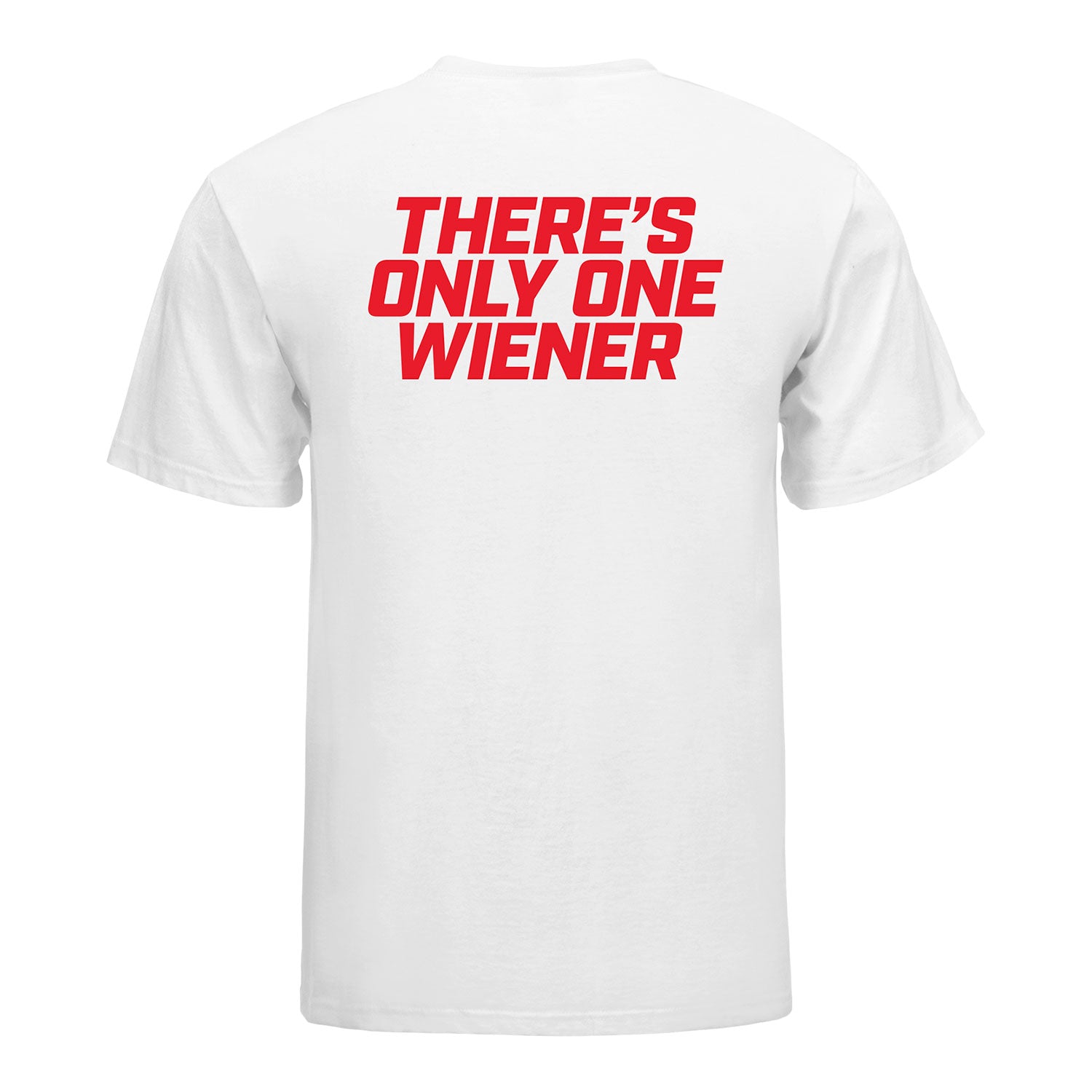2026 Wienie 500 Event T-shirt in White - Back View