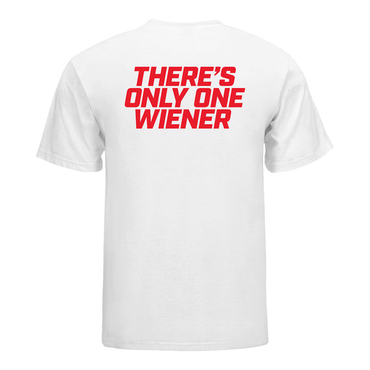 2026 Wienie 500 Event T-shirt in White - Back View