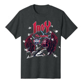 2026 Indy 500 Car Graphic Tee in Black - Front View